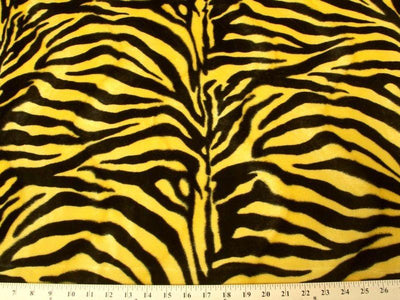 Velboa Large Yellow Black Zebra Prints