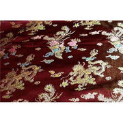Chinese Satin Dragon/Phoenix Brocade Burgundy