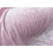 Crushed Panne Velour Velvet Pink Passes NFTA-701 and Small Scale 19 Flammability Tests