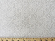 Rachel Lace WHITE FL-17 "LAST PIECE MEASURES 1 YARD 11 INCHES"