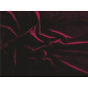 Plush Spandex Velvet DARK BURGUNDY