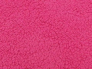 Minky Sherpa Lambs Wool Fuchsia