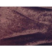 Crushed Panne Velour Velvet Brown Passes NFTA-701 and Small Scale 19 Flammability Tests