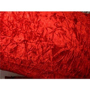 Crushed Non-Stretch Velvet RED