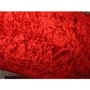 Crushed Non-Stretch Velvet RED