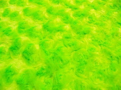 Rose Bud Fur LIME GREEN
