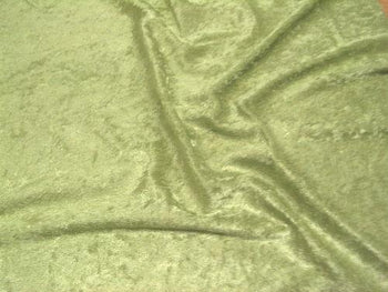 Crushed Panne Velour Velvet Sage Passes NFTA-701 and Small Scale 19 Flammability Tests