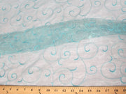 SWATCHES Embroidered Organza