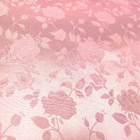 Floral Satin Brocade Pink