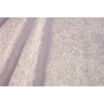 Crushed Panne Velour Velvet White Passes NFTA-701 and Small Scale 19 Flammability Tests