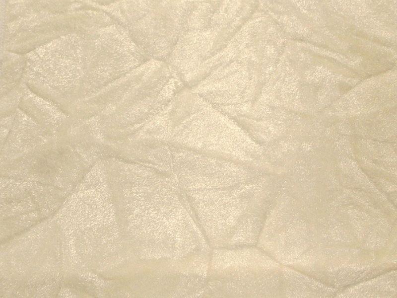 Upholstery Crushed Velvet Ivory