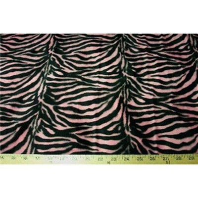 Velboa Small Pink Black Zebra Prints