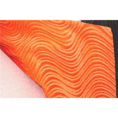 Upholstery Swirl Velvet Orange