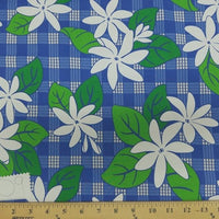 SWATCHES Blue/Turquoise Hawaiian Floral Prints