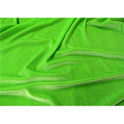 Plush Spandex Velvet LIME