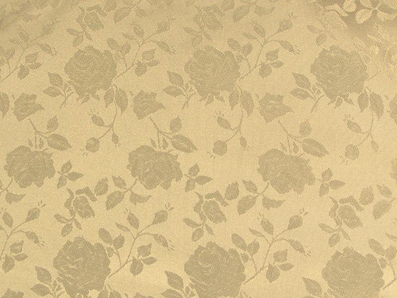 Brocade Satin - Fabric by the yard - Champagne