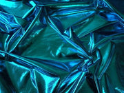 Metallic Spandex Turquoise