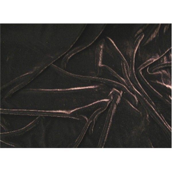 Plush Spandex Velvet BROWN