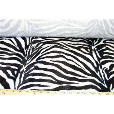 Velboa Large Black White Zebra Prints