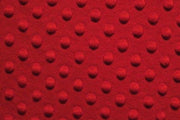 Minky Dimple Dot Fur RED