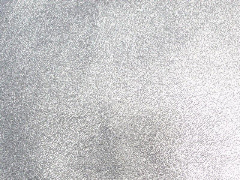 Metallic Silver Leather Hides