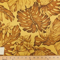 SWATCHES Yellow Hawaiian Floral Prints