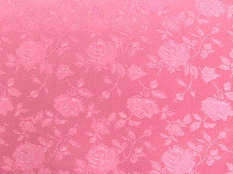 Floral Satin Brocade Dusty Rose