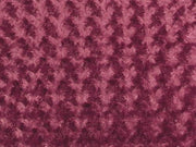Rose Bud Fur BURGUNDY