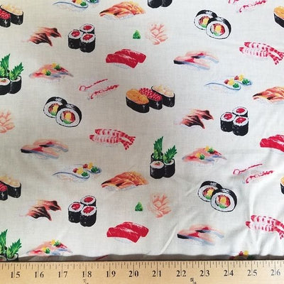 Ivory Sushi Cotton Prints
