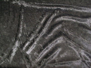 Crushed Panne Velour Velvet Charcoal Passes NFTA-701 and Small Scale 19 Flammability Tests