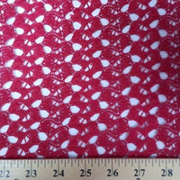 Crochet Stretch Lace RED WINE SL-68