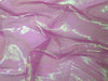 SWATCHES Irridescent Crinkled Barbie Organza