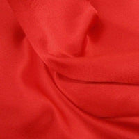 China Faux Silk Habotai 58" Wide Red HB-3
