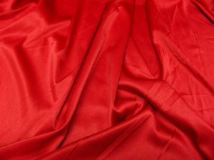 Stretch Heavy Weight Lamour Dull Satin RED SLS-9