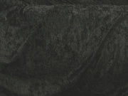 Crushed Panne Velour Velvet Black Passes NFTA-701 and Small Scale 19 Flammability Tests