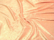 Crushed Panne Velour Velvet Peach