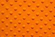 Minky Dimple Dot Fur ORANGE