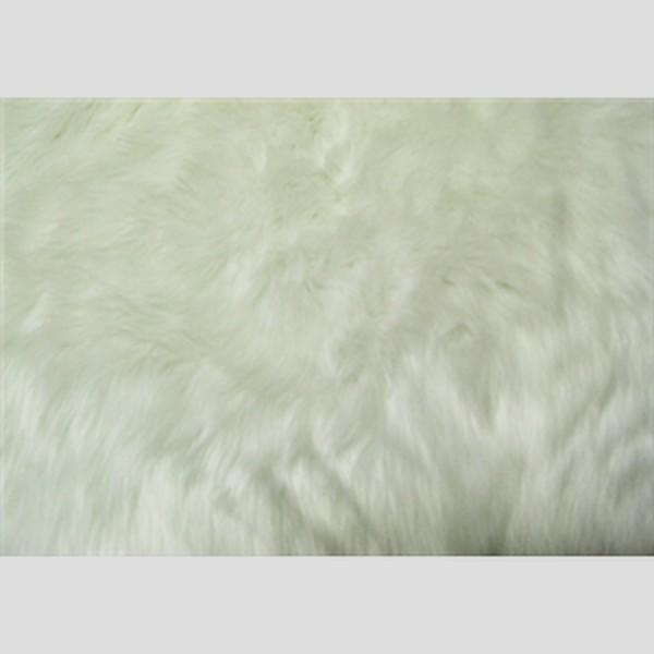 Long Pile Shaggy Fur WHITE