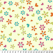 Premium Anti-Pill Florals On Cream Fleece 613