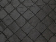 Taffeta Diamond Pintuck BLACK 1"