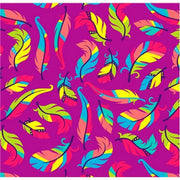 Premium Anti-Pill Colorful Feathers Fleece 703