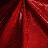 Metallic Hologram Foil Spandex RED