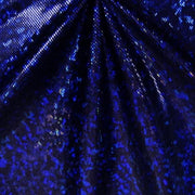 Metallic Hologram Foil Spandex ROYAL BLUE