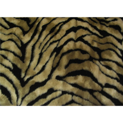 SWATCHES Zebra Long Pile Minky Fur
