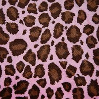 Jaguar Minky Cuddle Fur BROWN HOT PINK