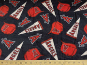 Anti-Pill Anaheim Angels Fleece B490 "LAST PIECE MEASURES 1 YARD 26 INCHES"