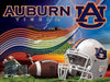 Premium Anti-Pill Auburn Stadium Wave Football Fleece B440