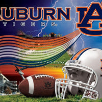 Premium Anti-Pill Auburn Stadium Wave Football Fleece B440