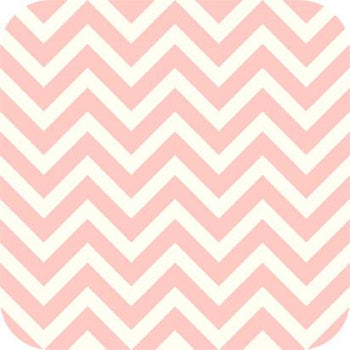 Chevron Charmeuse Satin BLUSH WHITE SP-13