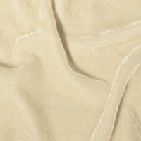 Plush Silk Velvet 44" Wide DARK IVORY